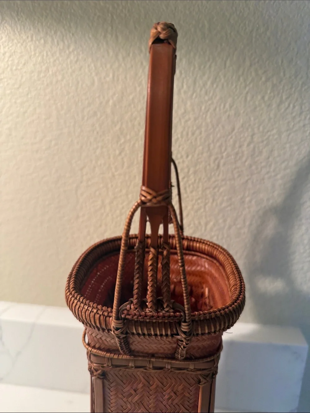 Vintage Ikebana Basket Small
